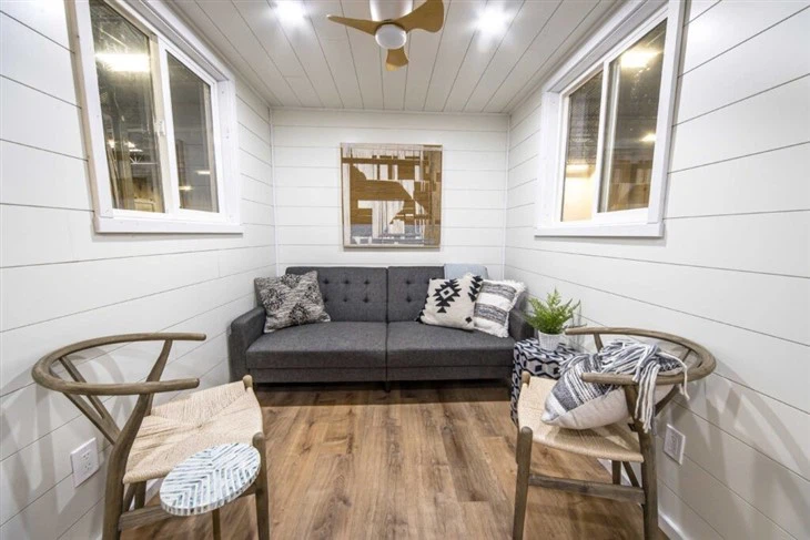 shipping container house finishing
