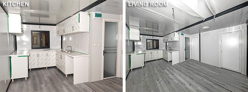 20ft 2 bedroom expandable container house