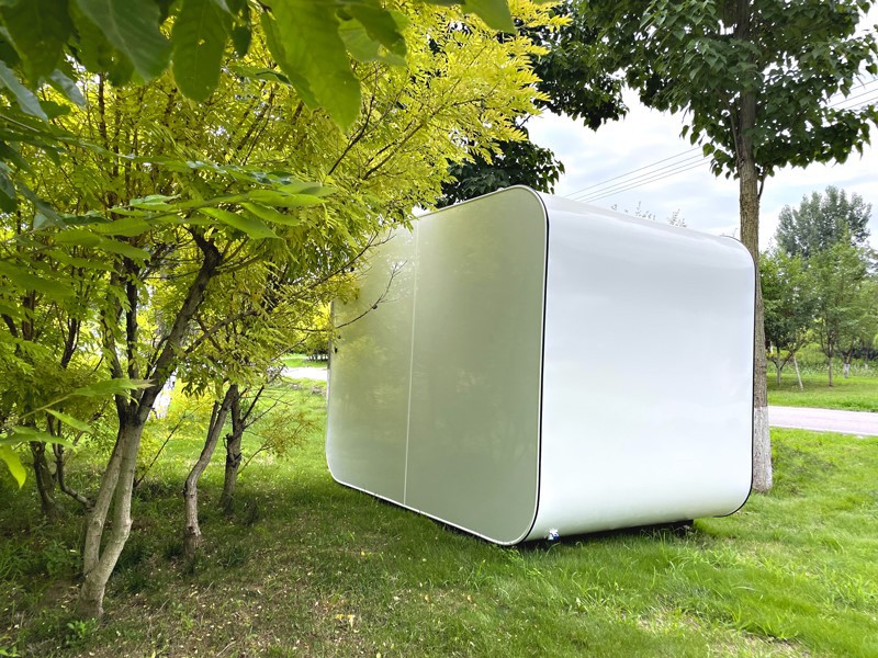 villa prefab modular apple cabin for hotel